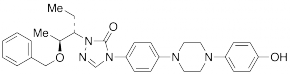 2-[(1S,2S)-1-Ethyl-2-(phenylmethoxy)propyl]-2,4-dihydro-4-[4-[4-(4-hydroxyphenyl)-1-piperazinyl]phenyl]-3H-1,2,4-triazol-3 one